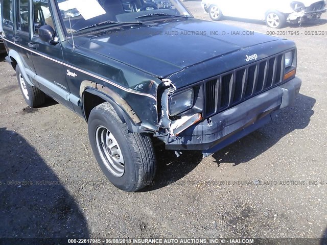 1J4FT68S2VL567000 - 1997 JEEP CHEROKEE SPORT GREEN photo 6