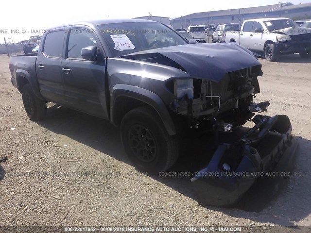 5TFAZ5CN7HX038584 - 2017 TOYOTA TACOMA DBL CAB/SR5/TRD SPORT/OR GRAY photo 1