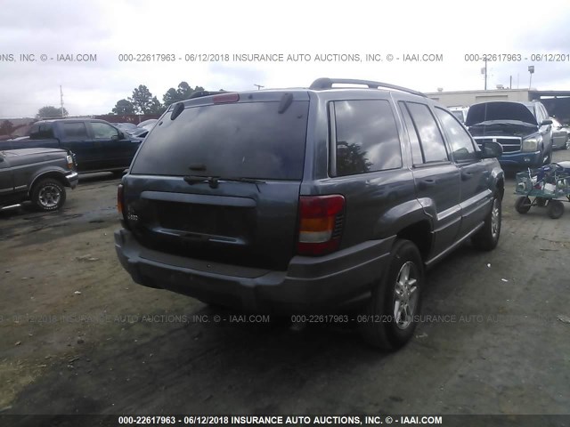 1J4GW48S64C294500 - 2004 JEEP GRAND CHEROKEE LAREDO/COLUMBIA/FREEDOM 蓝色 照片 4