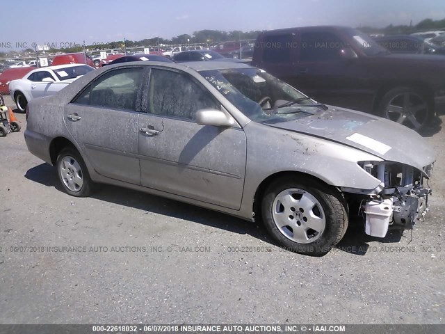 4T1BE32K73U188227 - 2003 TOYOTA CAMRY LE/XLE/SE ოქროსფერი ფოტო 1