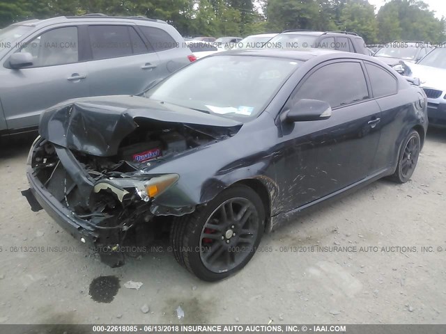 JTKDE177160073598 - 2006 TOYOTA SCION TC GRAY photo 2