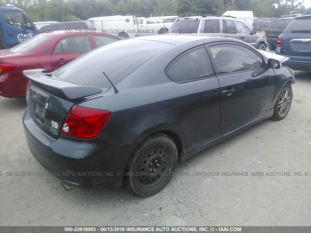 JTKDE177160073598 - 2006 TOYOTA SCION TC GRAY photo 4