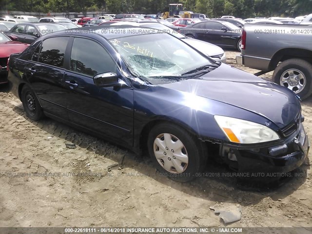 1HGCM56177A165225 - 2007 HONDA ACCORD VALUE BLUE photo 1