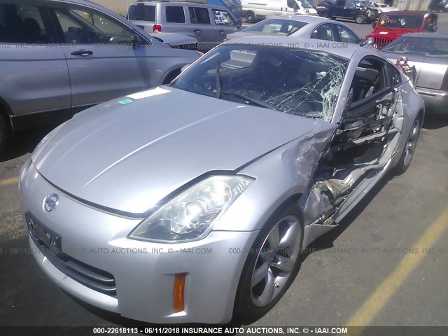 JN1AZ34D46M311816 - 2006 NISSAN 350Z COUPE SILVER photo 2