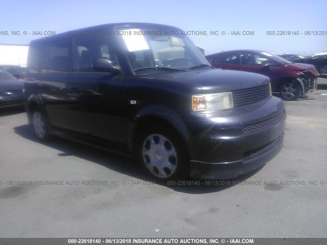JTLKT324440137924 - 2004 TOYOTA SCION XB BLACK photo 1