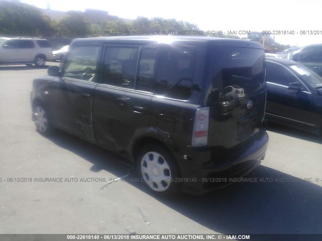 JTLKT324440137924 - 2004 TOYOTA SCION XB BLACK photo 3