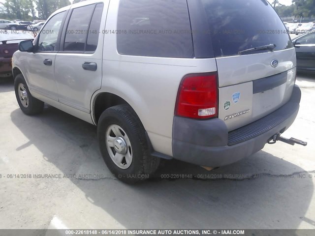 1FMZU62K73UA62677 - 2003 FORD EXPLORER XLS/XLS SPORT SILVER photo 3