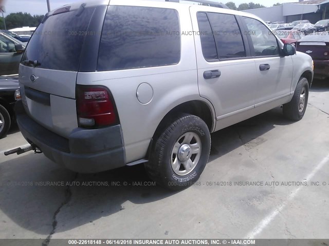 1FMZU62K73UA62677 - 2003 FORD EXPLORER XLS/XLS SPORT SILVER photo 4