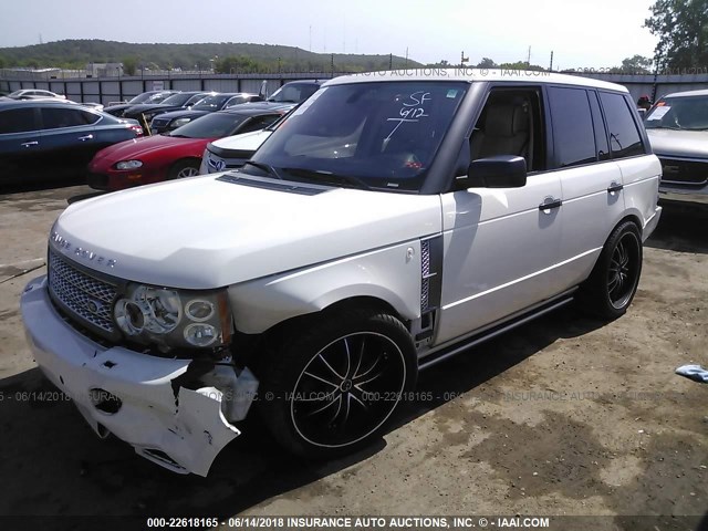 SALMF13499A299606 - 2009 LAND ROVER RANGE ROVER SUPERCHARGED WHITE photo 2
