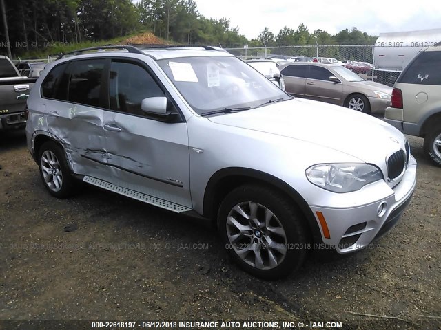 5UXZV4C53D0E13237 - 2013 BMW X5 XDRIVE35I SILVER photo 1