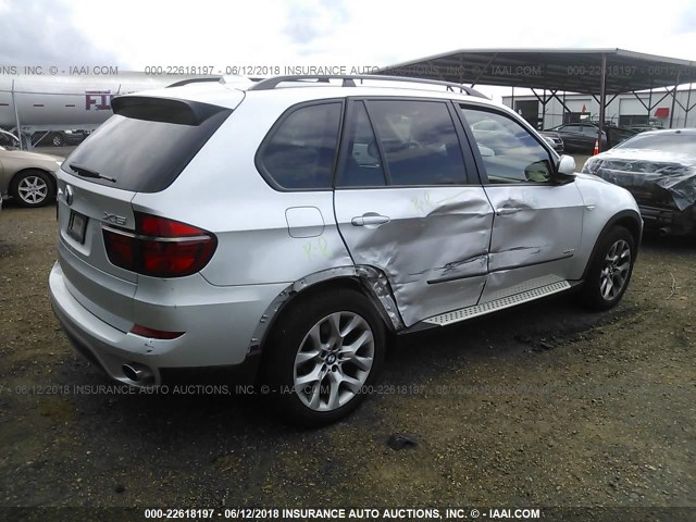 5UXZV4C53D0E13237 - 2013 BMW X5 XDRIVE35I Gümüş foto 4