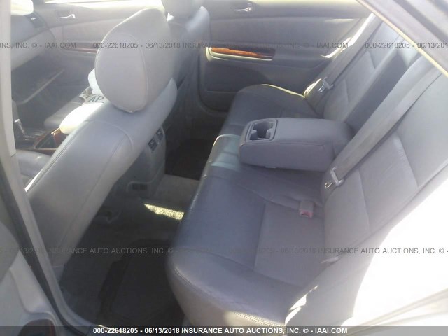 JTDBE30K320053288 - 2002 TOYOTA CAMRY LE/XLE/SE ნაცრისფერი ფოტო 8