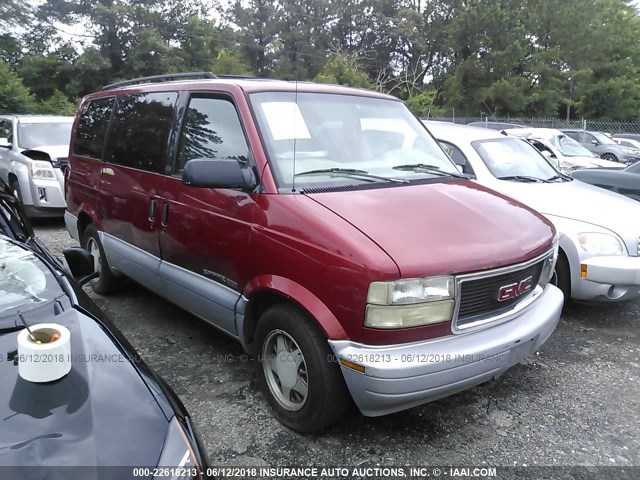 1GKEL19W8YB541358 - 2000 GMC SAFARI XT RED photo 1