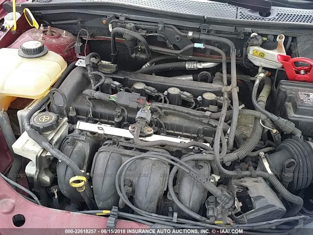 1FAHP34N97W150918 - 2007 FORD FOCUS ZX4/S/SE/SES 栗色 照片 10