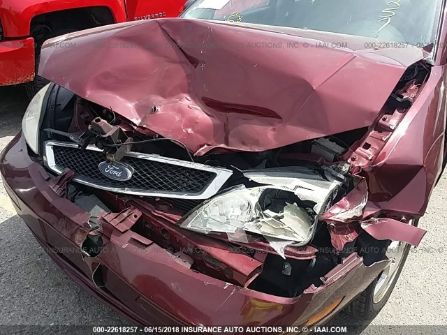 1FAHP34N97W150918 - 2007 FORD FOCUS ZX4/S/SE/SES 栗色 照片 6