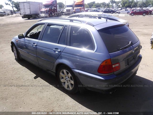 WBAEP33463PF03044 - 2003 BMW 325 XIT BLUE photo 3