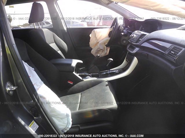 1HGCR2F52FA142260 - 2015 HONDA ACCORD SPORT Сұр фото 5