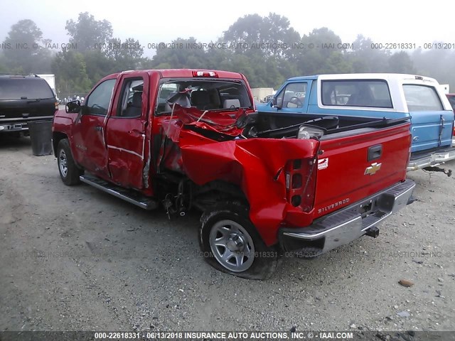 1GCRCNEH1GZ141188 - 2016 CHEVROLET SILVERADO C1500/C1500  LS RED photo 3