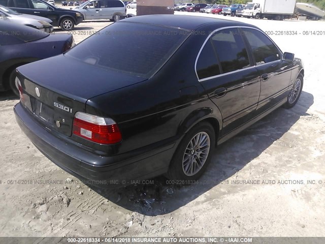 WBADT634X3CK41414 - 2003 BMW 530 I AUTOMATIC BLACK photo 4