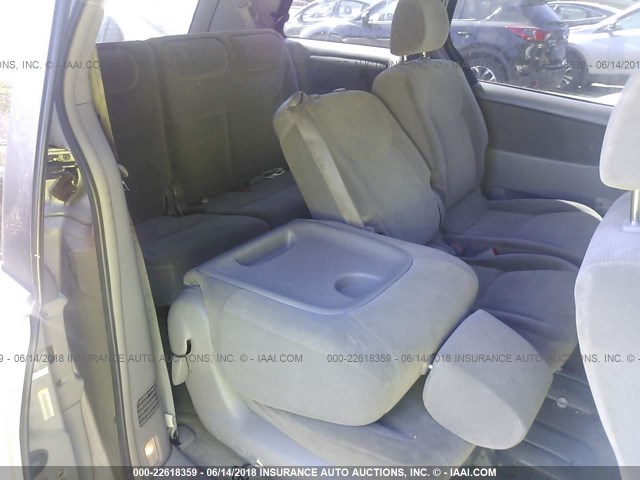 5TDZA23C34S118908 - 2004 TOYOTA SIENNA CE/LE SILVER photo 8