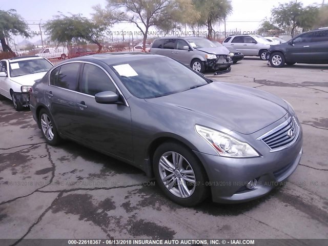 JN1CV6AP8BM505974 - 2011 INFINITI G37 SPORT SILVER photo 1