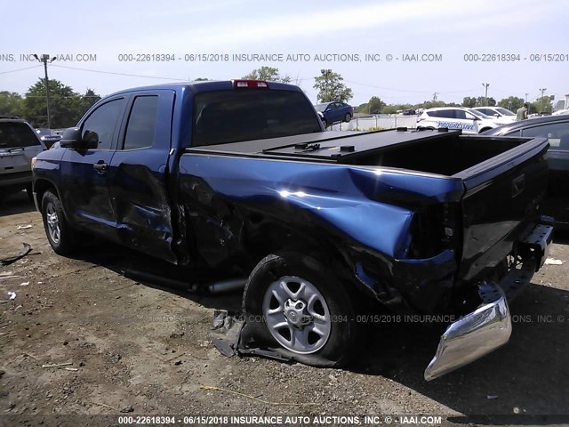 5TFRM5F10EX074235 - 2014 TOYOTA TUNDRA DOUBLE CAB SR/SR5 BLUE photo 6