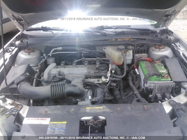 1G1ZS58F08F104853 - 2008 CHEVROLET MALIBU LS ვერცხლისფერი ფოტო 10