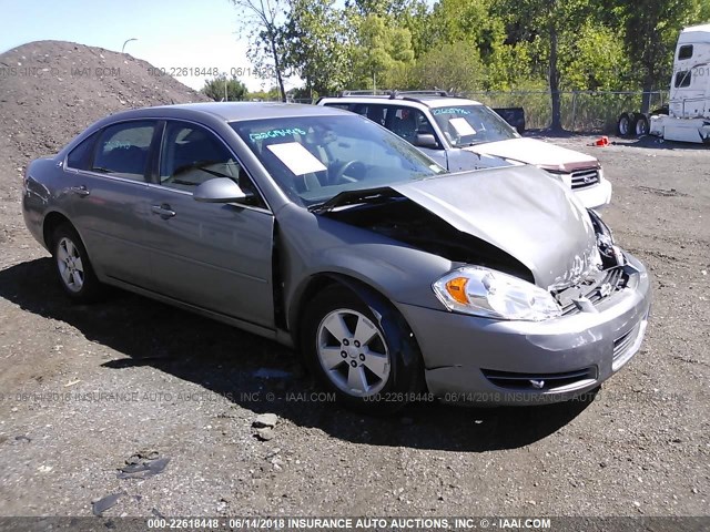 2G1WT58K979164621 - 2007 CHEVROLET IMPALA LT GRAY photo 1