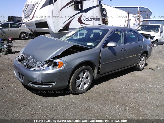 2G1WT58K979164621 - 2007 CHEVROLET IMPALA LT GRAY photo 2