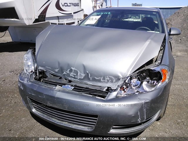 2G1WT58K979164621 - 2007 CHEVROLET IMPALA LT GRAY photo 6