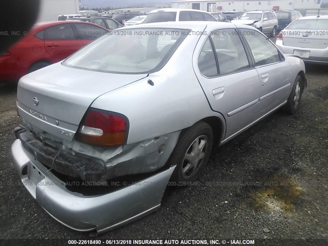 1N4DL01D7XC216775 - 1999 NISSAN ALTIMA XE/GXE/SE/GLE SILVER photo 4