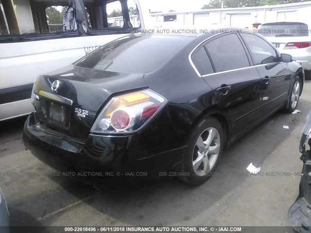 1N4BL21E38N508845 - 2008 NISSAN ALTIMA 3.5SE/3.5SL BLACK photo 4