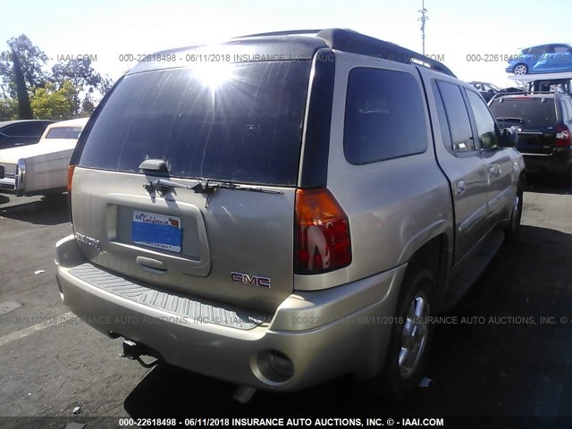 1GKES16P646222060 - 2004 GMC ENVOY XL GOLD photo 4