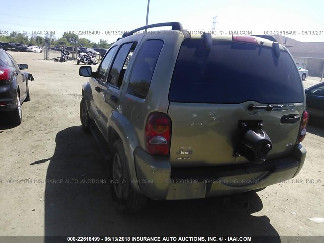 1J4GL38K72W332248 - 2002 JEEP LIBERTY RENEGADE GREEN photo 3