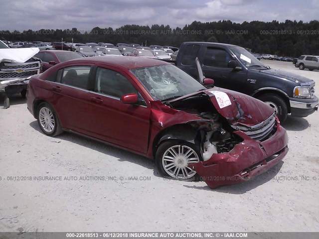 1C3LC56K37N533391 - 2007 CHRYSLER SEBRING TOURING RED photo 1