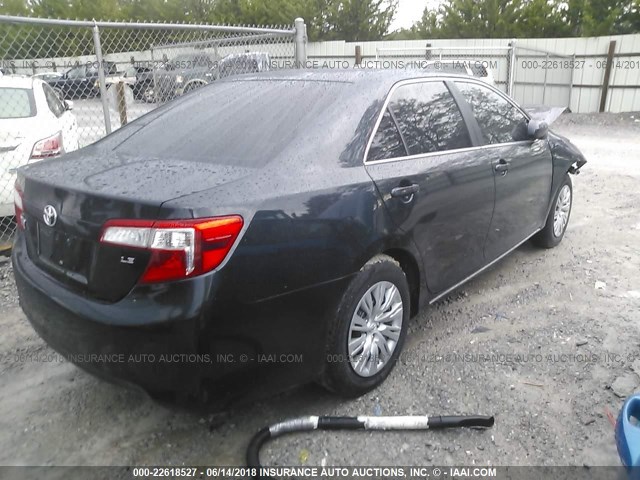 4T1BF1FK6CU090754 - 2012 TOYOTA CAMRY SE/LE/XLE 黑色 照片 4
