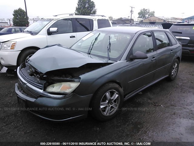 1G1ZT64815F200349 - 2005 CHEVROLET MALIBU MAXX LS GREEN photo 2