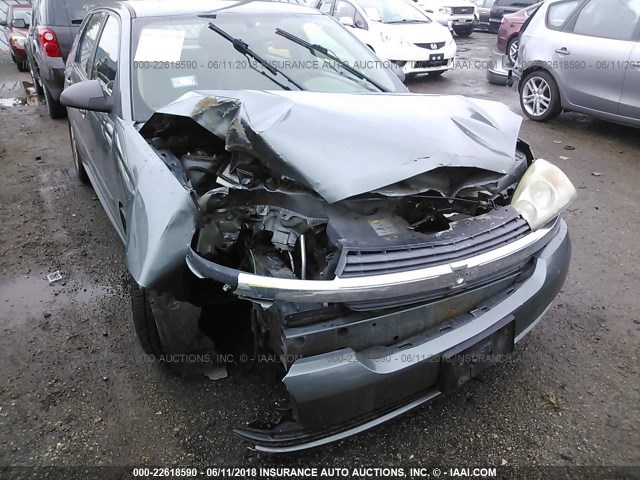 1G1ZT64815F200349 - 2005 CHEVROLET MALIBU MAXX LS GREEN photo 6