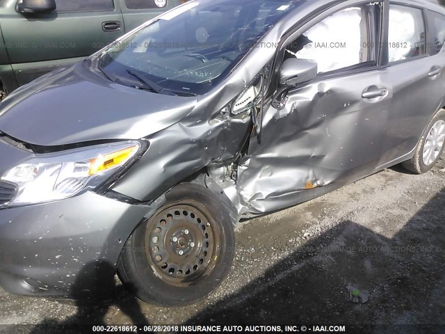 3N1CE2CP7FL408710 - 2015 NISSAN VERSA NOTE S/S PLUS/SV/SL/SR GRAY photo 6