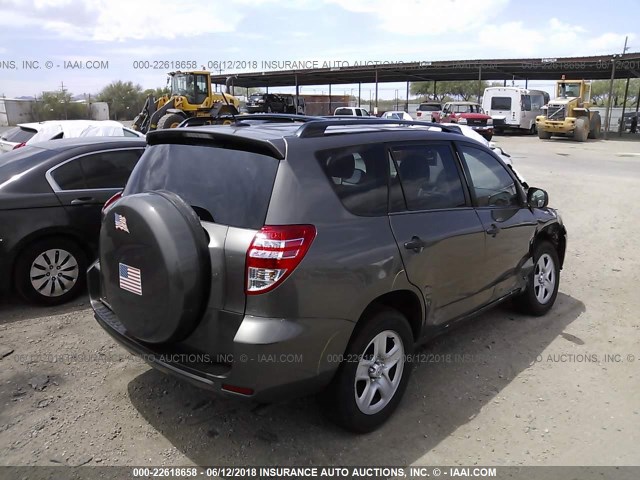 2T3ZF4DV8CW134399 - 2012 TOYOTA RAV4 BROWN photo 4