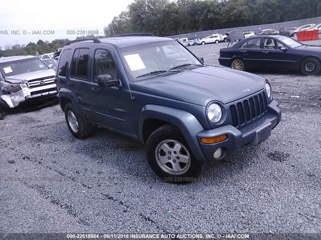 1J4GL58K52W142038 - 2002 JEEP LIBERTY LIMITED GREEN photo 1