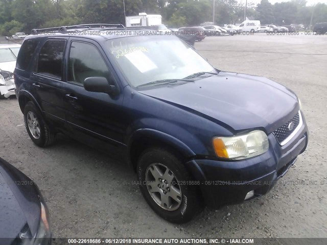 1FMCU04153KA11956 - 2003 FORD ESCAPE LIMITED BLUE photo 1