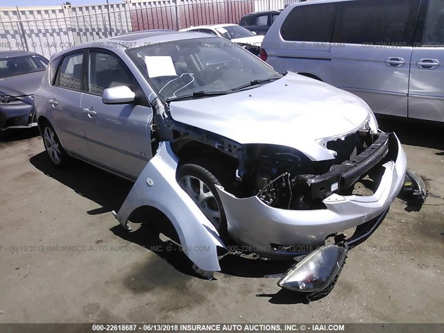 JM1BK344571686025 - 2007 MAZDA 3 HATCHBACK SILVER photo 1