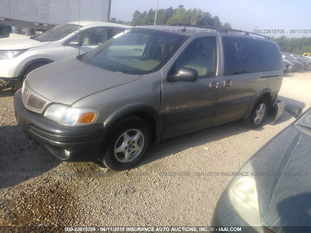 1GMDX13E82D249972 - 2002 PONTIAC MONTANA LUXURY GOLD photo 2