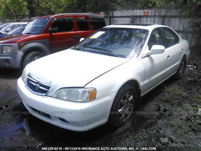 19UUA56681A027404 - 2001 ACURA 3.2TL WHITE photo 2