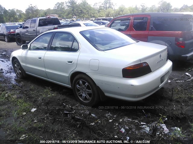 19UUA56681A027404 - 2001 ACURA 3.2TL WHITE photo 3