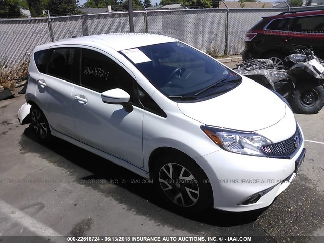 3N1CE2CP6FL356647 - 2015 NISSAN VERSA NOTE S/S PLUS/SV/SL/SR WHITE photo 1