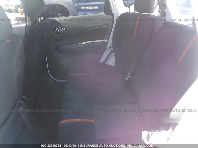 3N1CE2CP6FL356647 - 2015 NISSAN VERSA NOTE S/S PLUS/SV/SL/SR WHITE photo 8