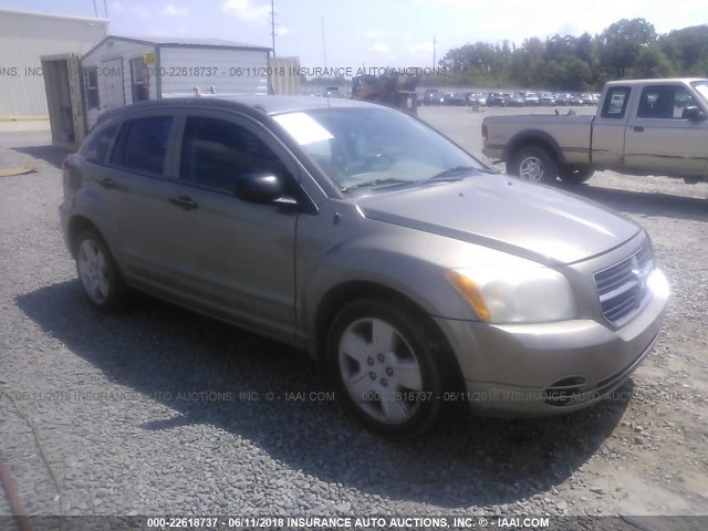 1B3HB48BX7D115753 - 2007 DODGE CALIBER SXT GOLD photo 1