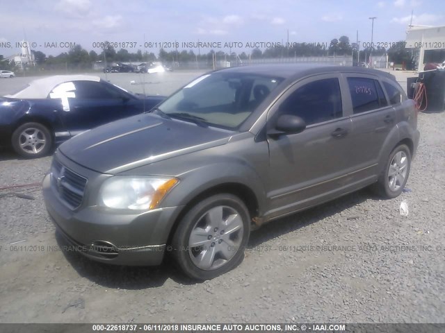 1B3HB48BX7D115753 - 2007 DODGE CALIBER SXT GOLD photo 2